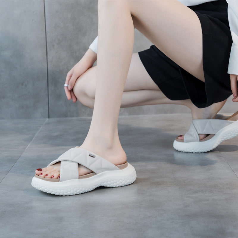 Women's Bottom Summer Outdoor Beach Korean Style Slippers