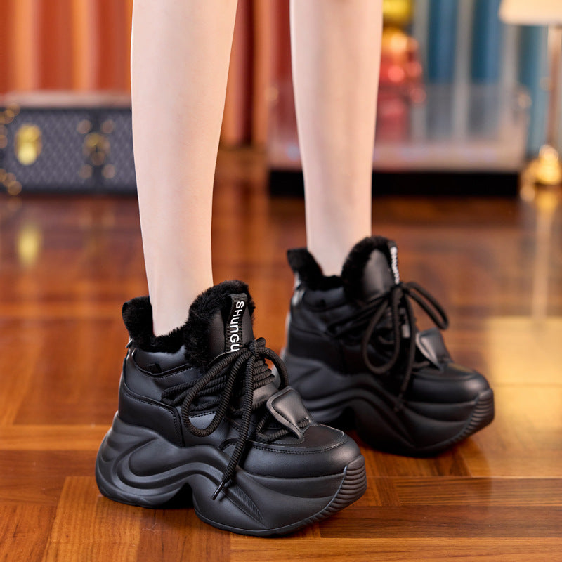 Women's Increasing Insole Dad Winter Thick Fashion Casual Shoes