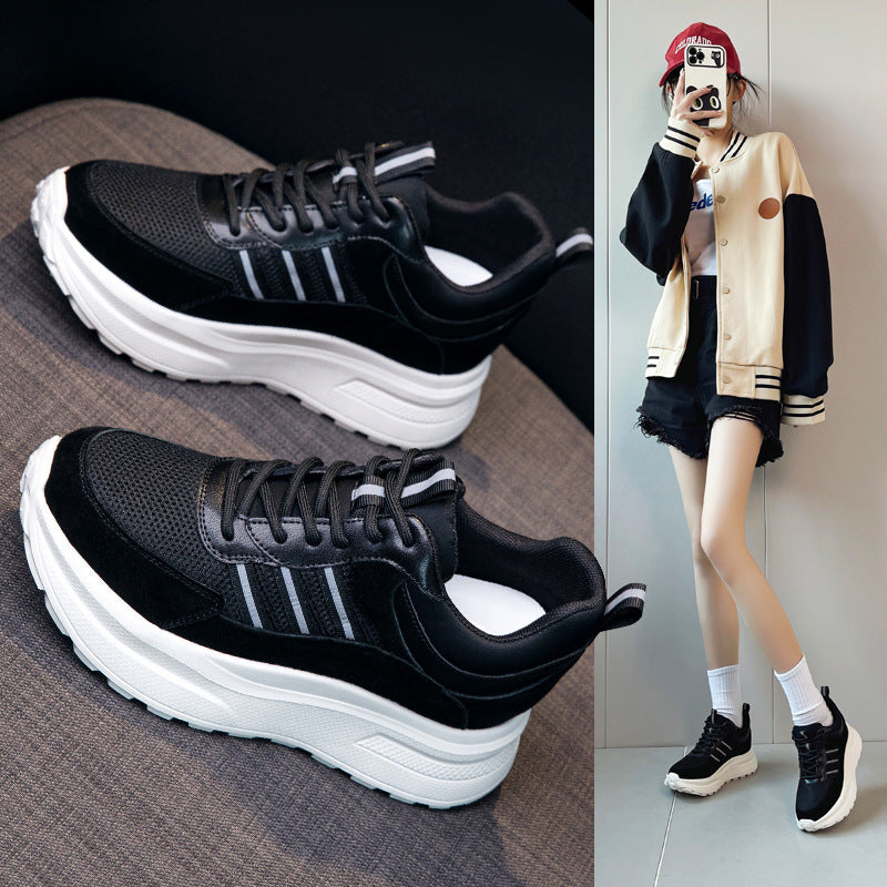 Women's Insole Dad Platform Breathable Lightweight Sports Casual Shoes