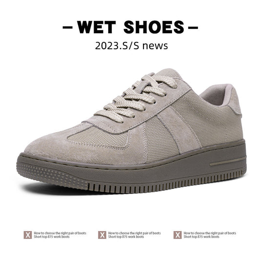 Men's Large Retro Plus Size Breathable Mesh Casual Shoes