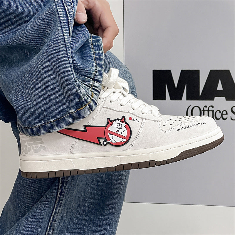 Men's Summer Niche Design Little Devil Sports Sneakers