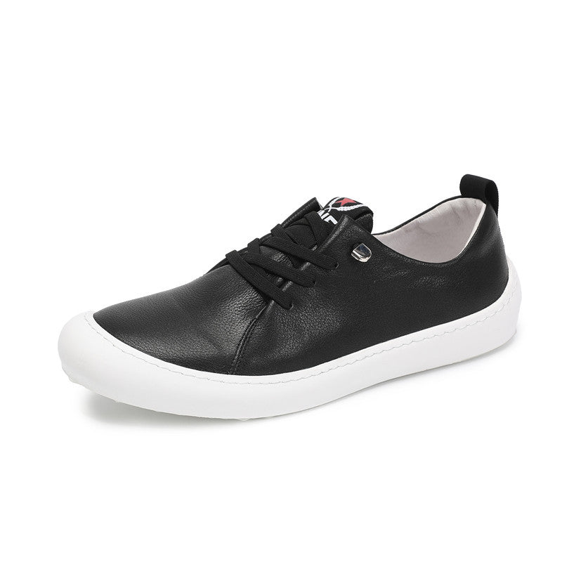 Men's Trendy Slip-on Top Layer Cowhide Easy Casual Shoes