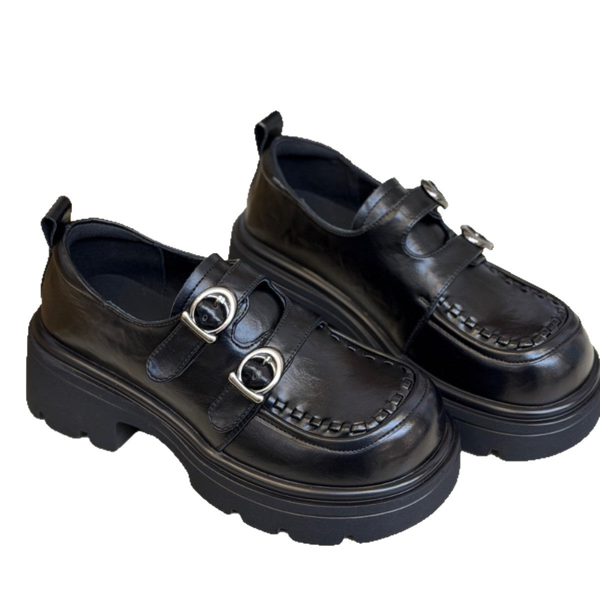 Women's French Retro Hidden Elevator Platform Autumn Inner Match Women's Casual Shoes