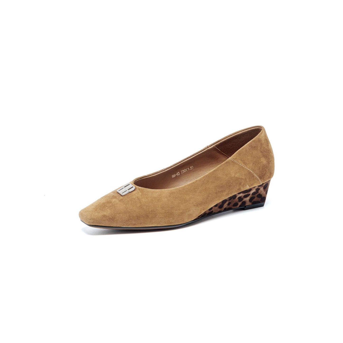 Women's Wedge Sheepskin Small Single-layer French Style Women's Fashion Shoes