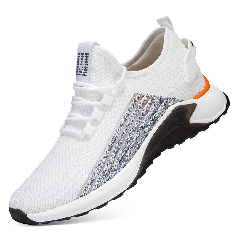 Men's Mesh Surface Running Sports Invisible Height Sneakers