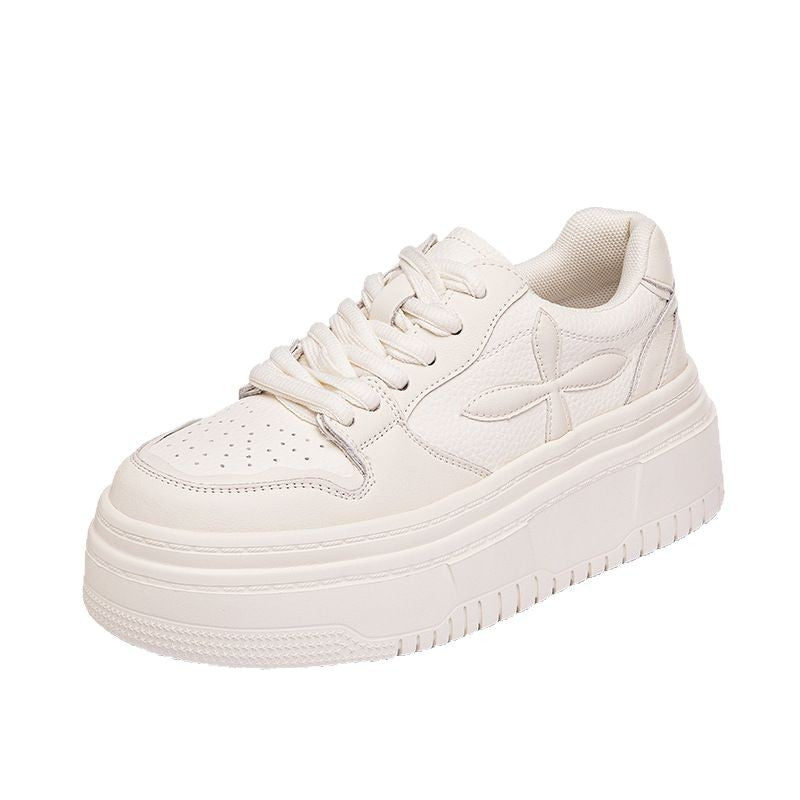 Women's Platform White High-grade Breathable Versatile Leisure Casual Shoes