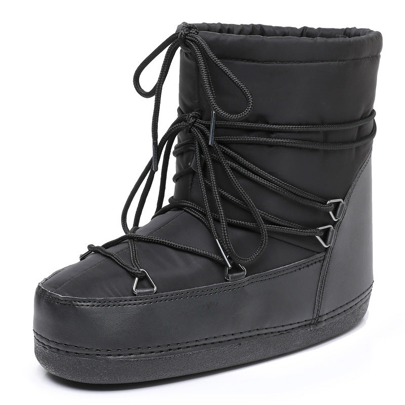 Support Waterproof Space Short Tube Thickened Snow Boots