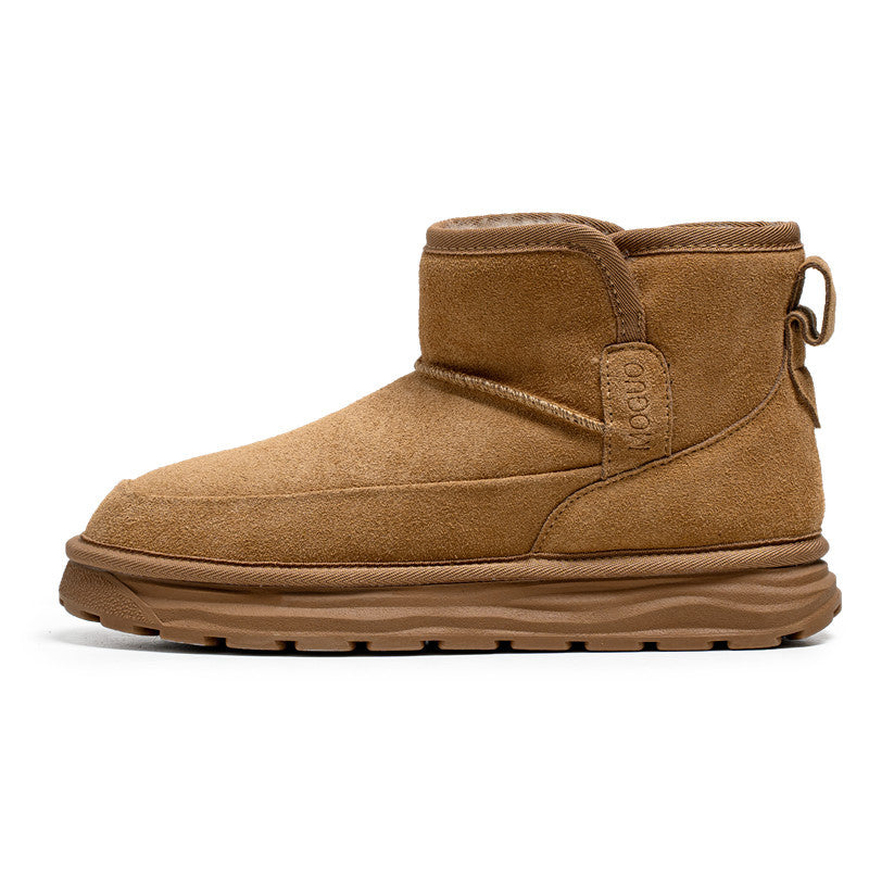 Men's Northeast Booties Winter Fleece-lined Thickened Slip-on Snow Boots