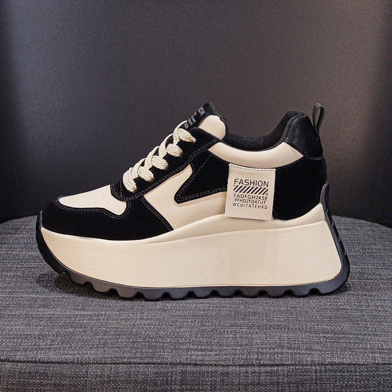 Women's Fashionable Thick Bottom Increased Fashion Letters Sneakers