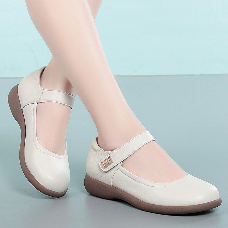 Women's Bottom Nurse Flat Surface Large Size Casual Shoes