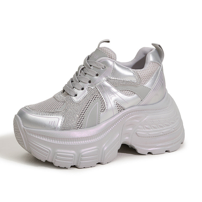 Women's Platform Dad Summer Height Increasing Insole Sneakers