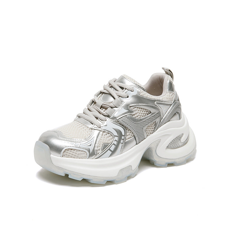 Women's Fashionable Spring Korean Style Thick Bottom Sneakers