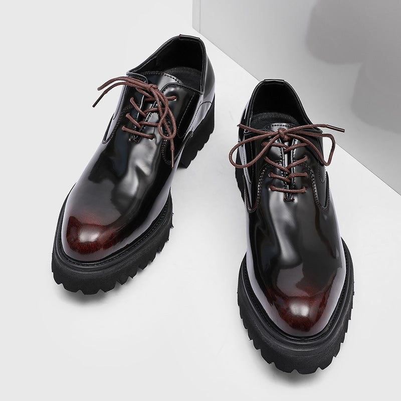 Men's Leisure Commute Interview High-grade Wedding Bridegroom Men's Business Leather Shoes