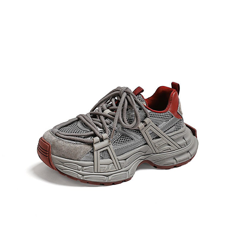 Warm Platform Dad Female Mesh Breathable Sneakers