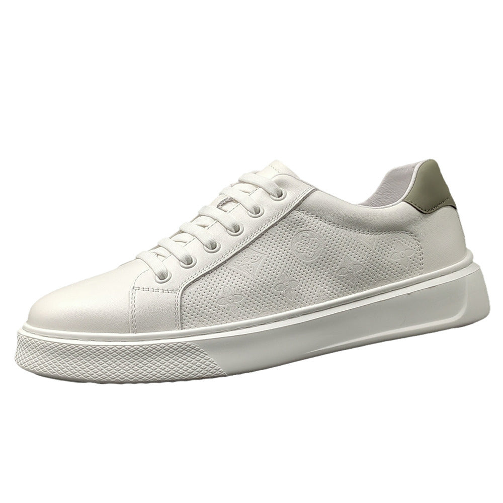Men's New Trendy White Light Luxury Sneakers