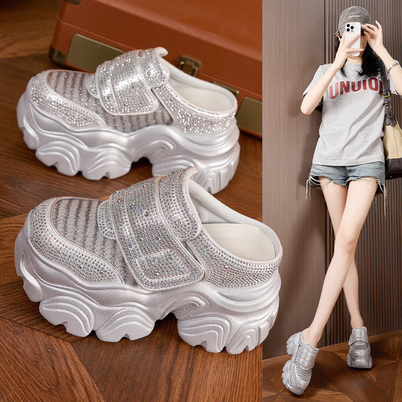 Women's & Men's Toe Box For Outdoors Rhinestone Feeling Men's Shoes