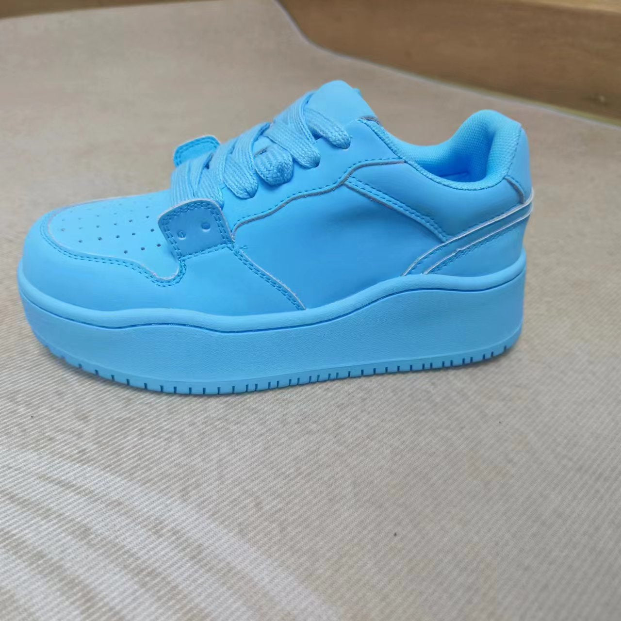 Women's Force Versatile Breathable For White Thick Casual Shoes