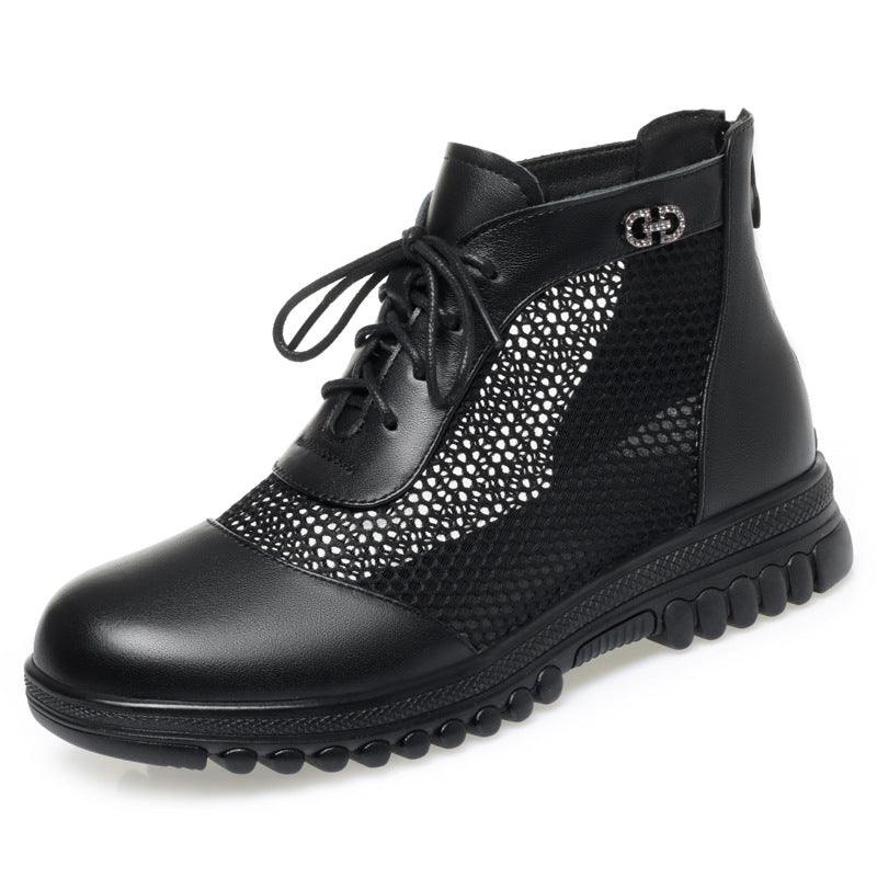 Women's Single Low Thick Mesh Plus Size Women's Shoes