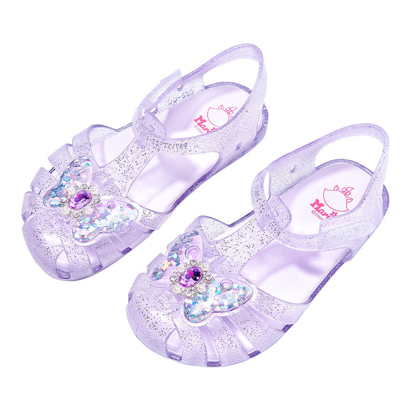 Butterfly Sweet Gel Summer Home Breathable Kid's Sandals