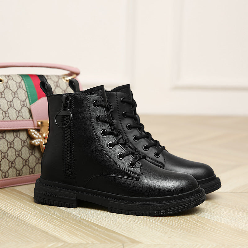 Women's Martin Fashionable British Style Flat Ankle Boots