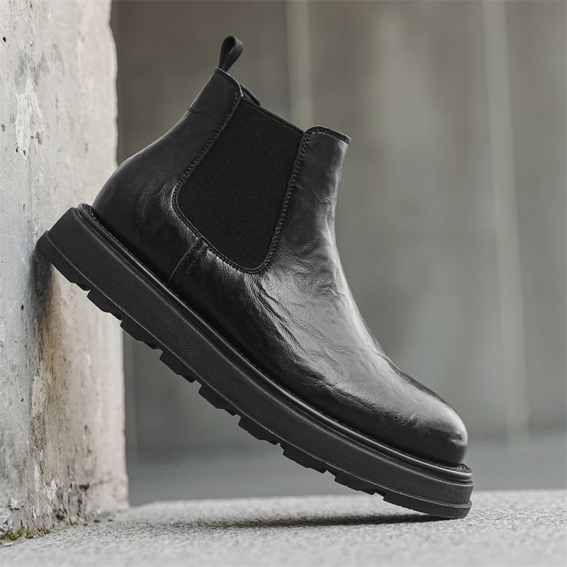 Men's Pipe Martin British Style Thick Bottom Boots