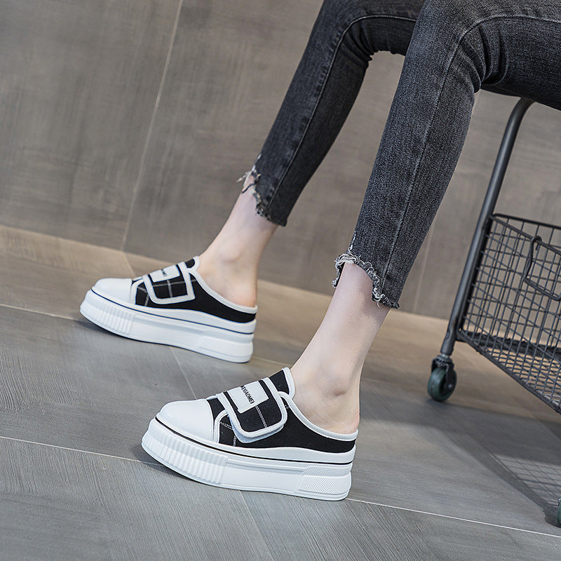 Women's Outer Wear Spring Breathable Thick Bottom Slippers