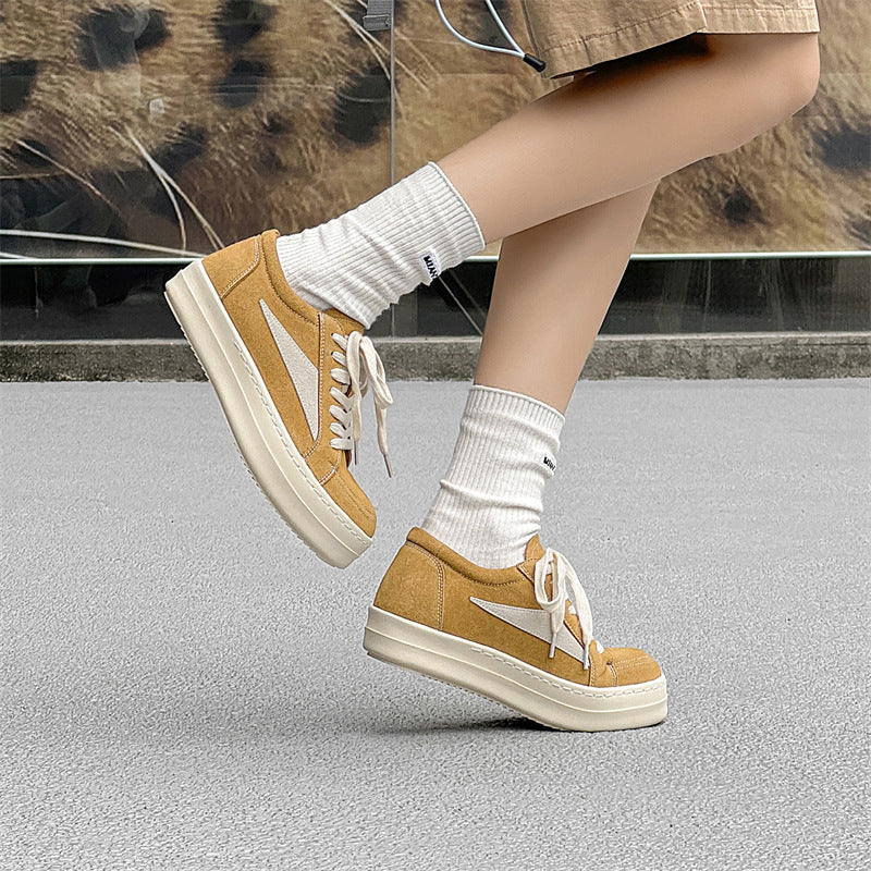 Men's Spring Training Lovers Platform Sports Height Sneakers