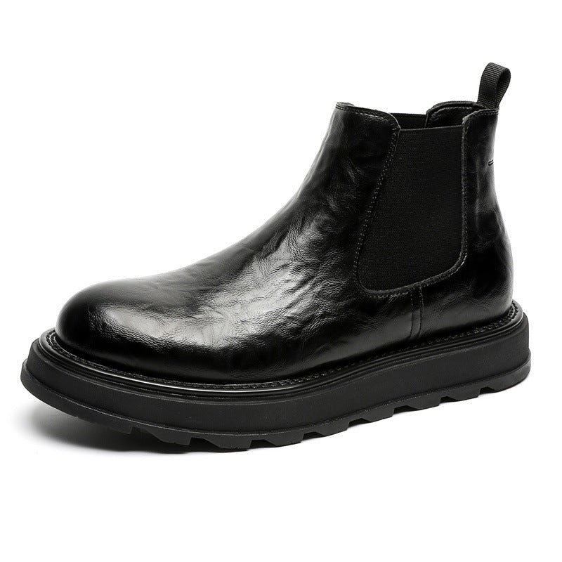 Men's Pipe Martin British Style Thick Bottom Boots