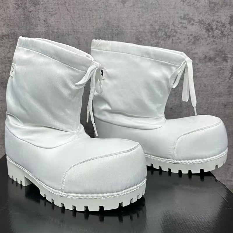 Women's & Men's Big Head Outdoor Thick Bottom Ski Ugly Cute Snow Boots