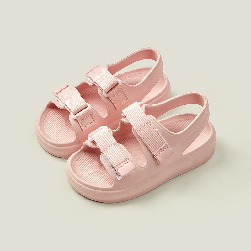 Children's Cheerful Mario Summer Ribbon Middle Big Kid's Shoes
