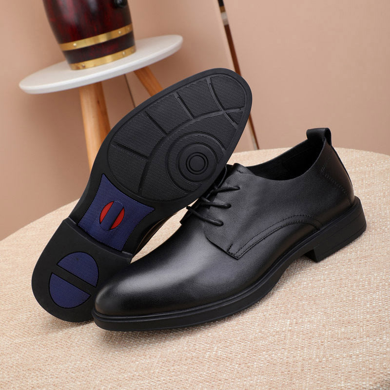Men's Top Layer Cowhide Lace Up Authentic British Leather Shoes