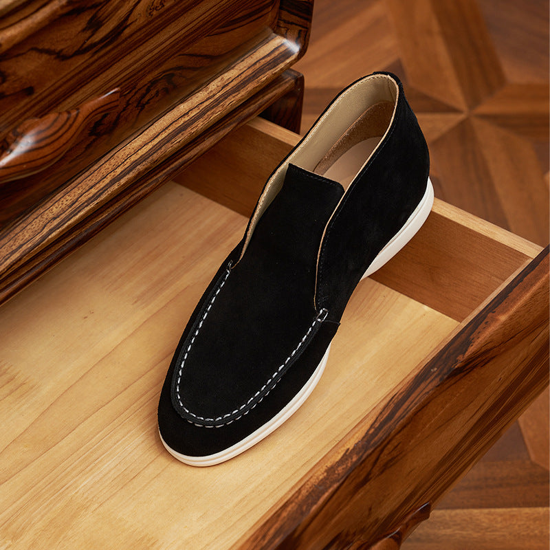 Men's Lightweight Comfortable Slip-on Lazy Cozy Sole Boots