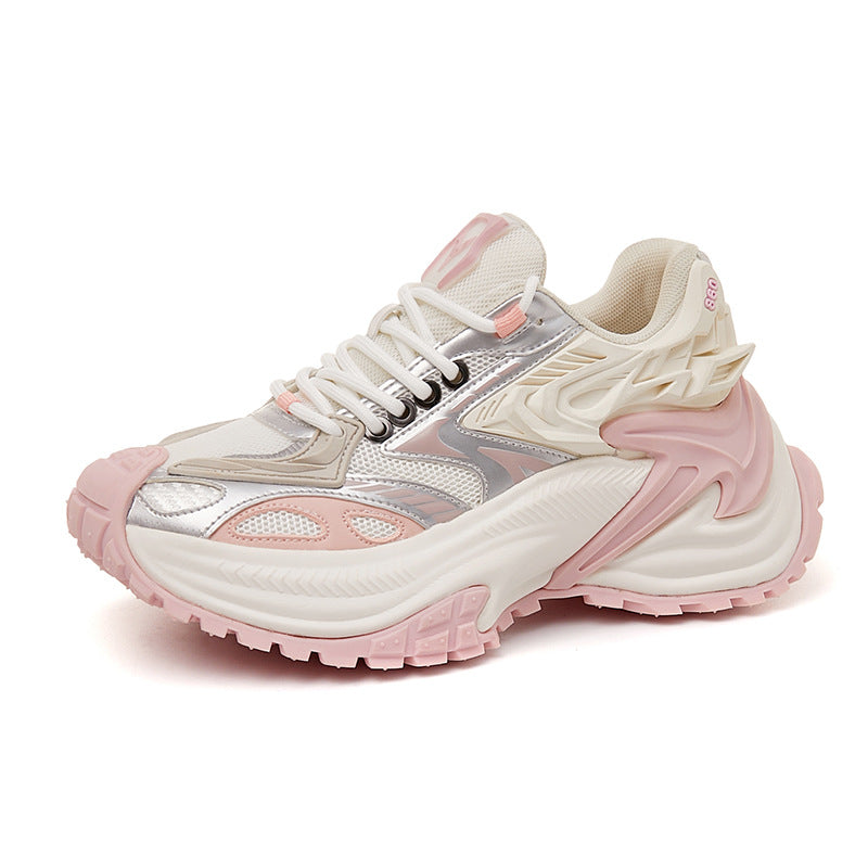 Women's Fashion Rattlesnake Dad Summer Breathable Increased Casual Shoes