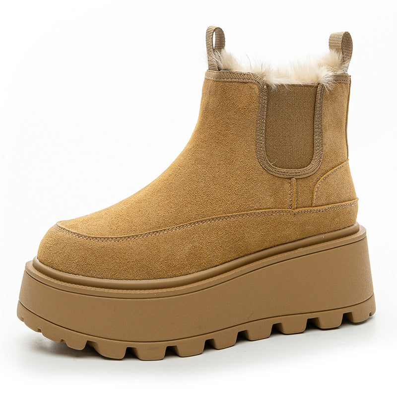 Female Winter Veet Warm Cotton Small Boots