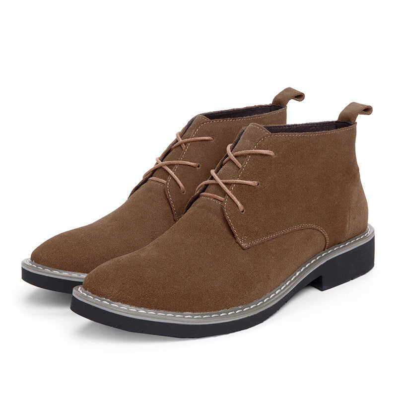 Men's Plus Size Suede British Style Business Leather Shoes