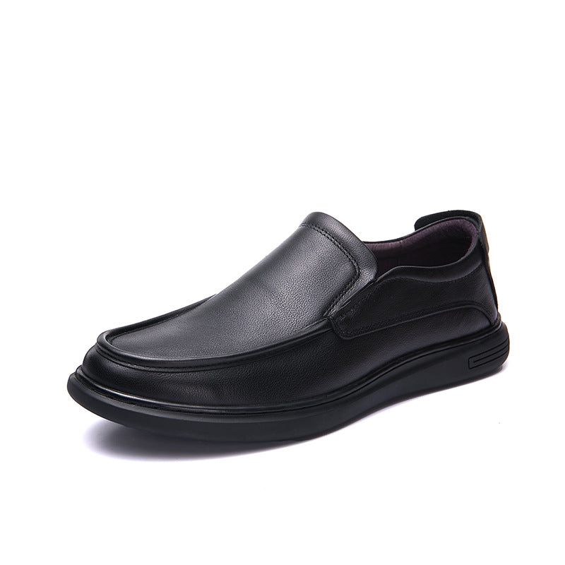 Men's Running Volume Spring Genuine Slip-on Flat Casual Shoes