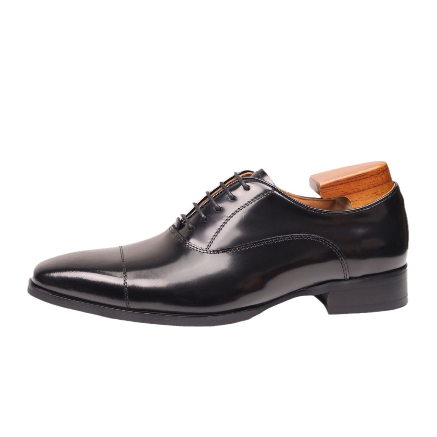 Men's Formal British Style Oxford Handmade Slit Beads Leather Shoes
