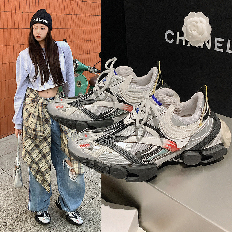 Women's & Men's Couple Comfortable Fashion Mesh Breathable Versatile Sneakers