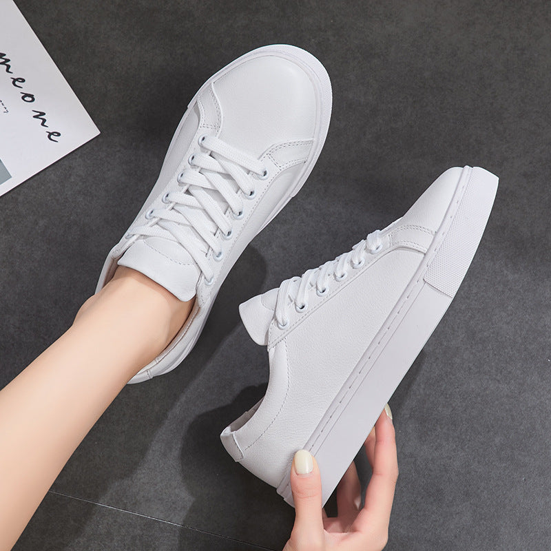Women's & Men's First Layer Cowhide Korean Style Trendy Casual Shoes