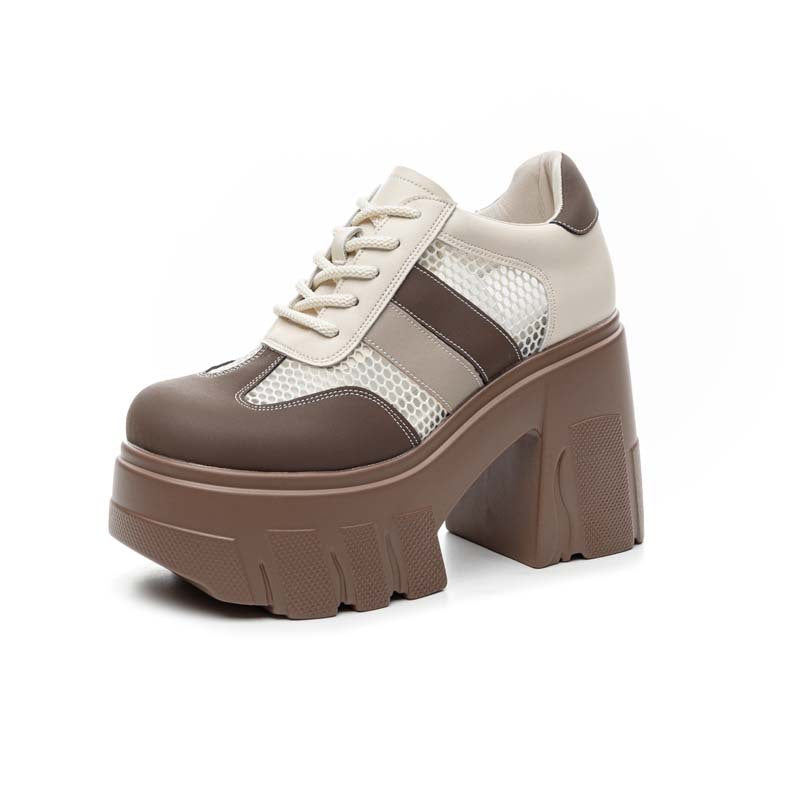 Women's Cm Small Thick Platform Height Increasing Casual Shoes