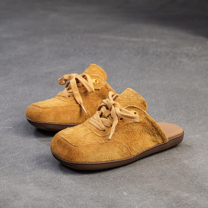 Women's & Men's Retro Flat Bottom Closed Toe Outdoor Sandals