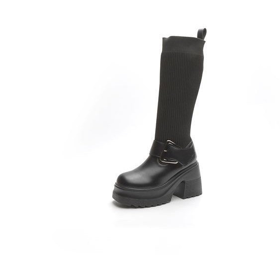 Tube High Female Thick Bottom Cm Boots