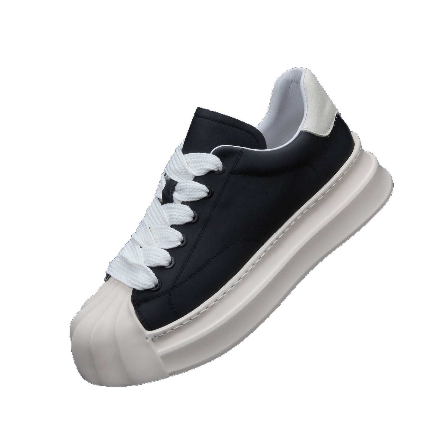Men's Shell Toe Fashionable Spring Genuine Thick-soled Casual Shoes