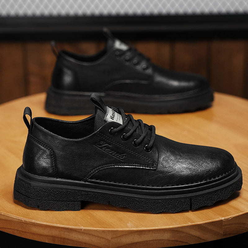 Men's Martin Autumn Retro British Style Increased Leather Shoes