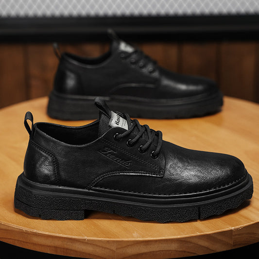 Men's Martin Autumn Retro British Style Increased Leather Shoes