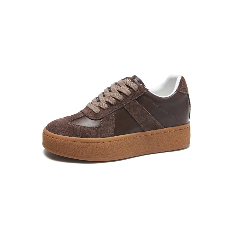 Women's Increasing Insole German Training Autumn Sports Vintage Sneakers