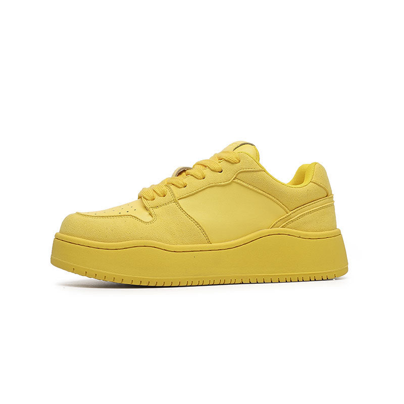 Women's Force Versatile Breathable For White Thick Casual Shoes
