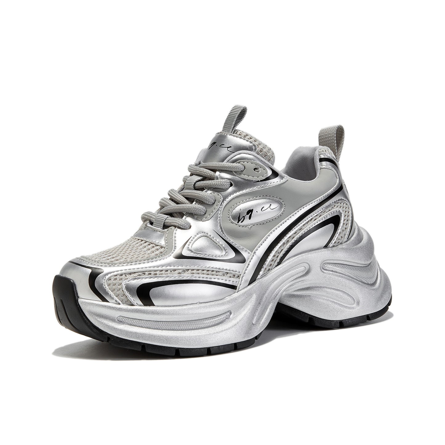 Women's Front Retro Platform Elevator Wild Summer Sneakers