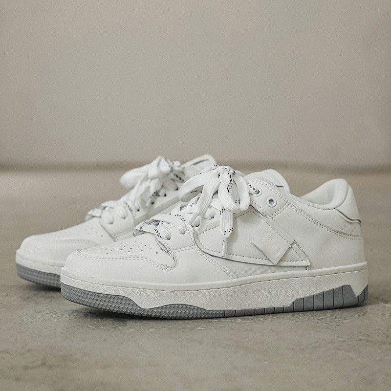 Men's Couple Unisex White Breathable Summer Sports Sneakers