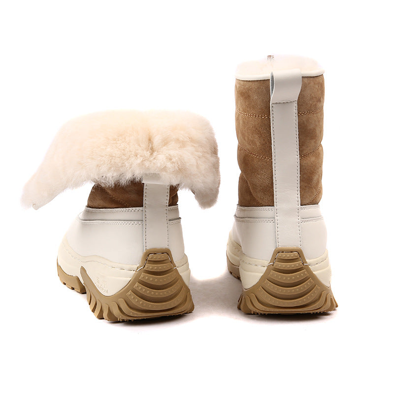 Women's Northeast China Warm Fur Integrated Winter Snow Boots